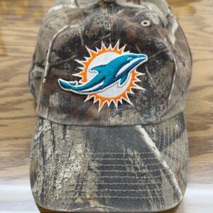 NFL Miami Dolphins Realtree Camo Franchise Relaxed Fit XXL Hat by '47 Brand 2XL